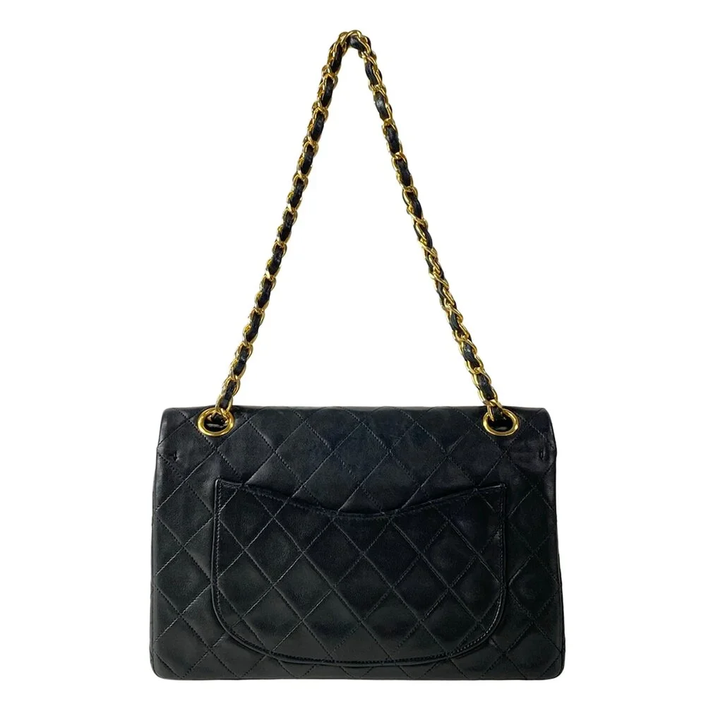 Chanel Double Flap Matelasse Shoulder Bag A01113